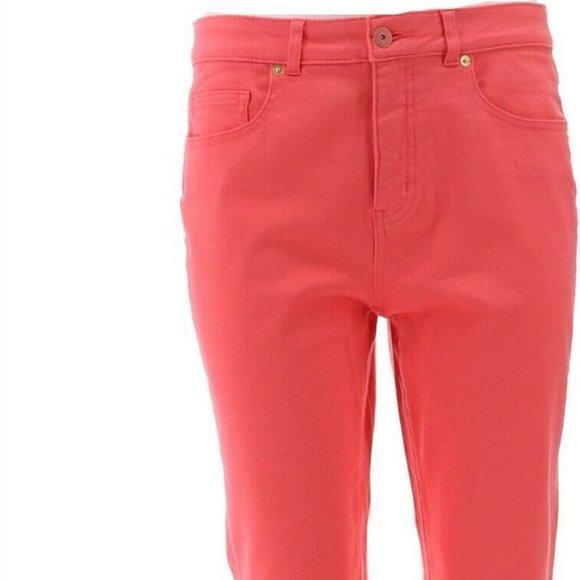 NWT ISAAC MIZRAHI ICON GRACE ANKLE JEANS 24W - Picture 1 of 12